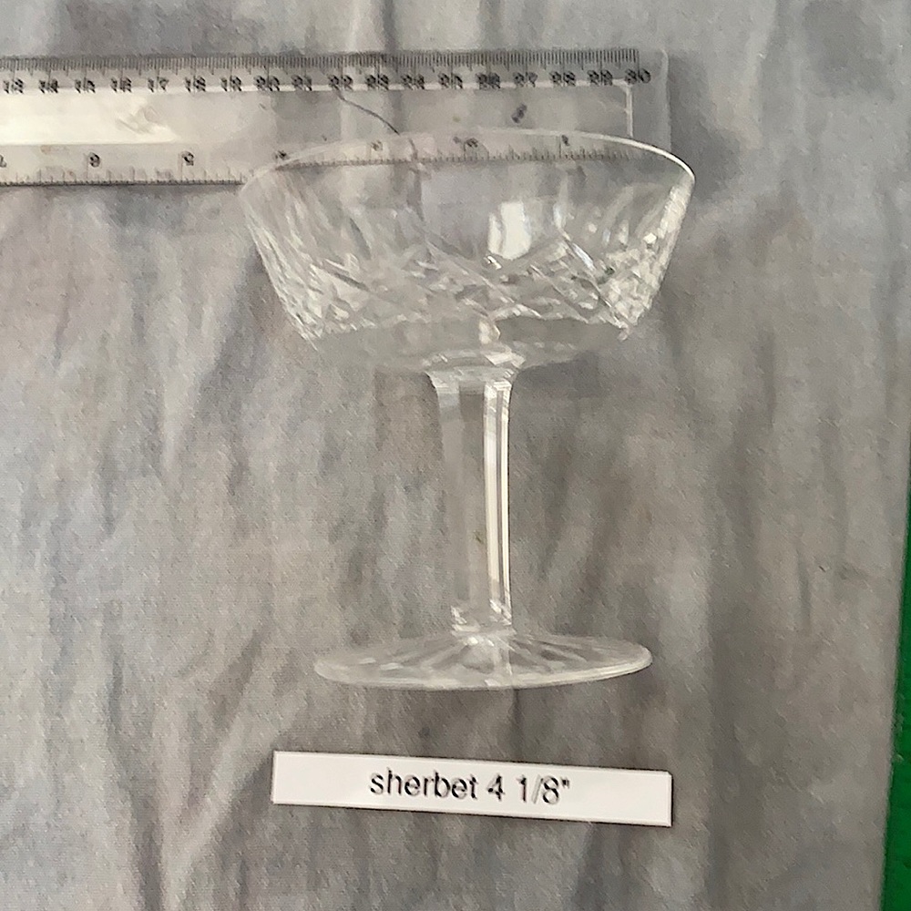 COPY - Waterford crystal “Lismore” sherbet/champagne